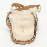 RUVONNE sandales en cuir blanc off