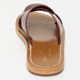 ADITRI mules en cuir blackberry verni