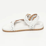 MENUCA sandales en cuir blanc