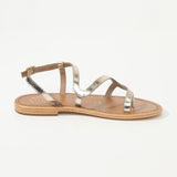 KAMLAI Sandale brillante en cuir