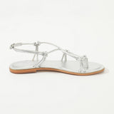 KIKUE Sandale brillante en cuir