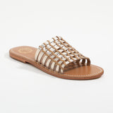 AYAME Mule brillante en cuir