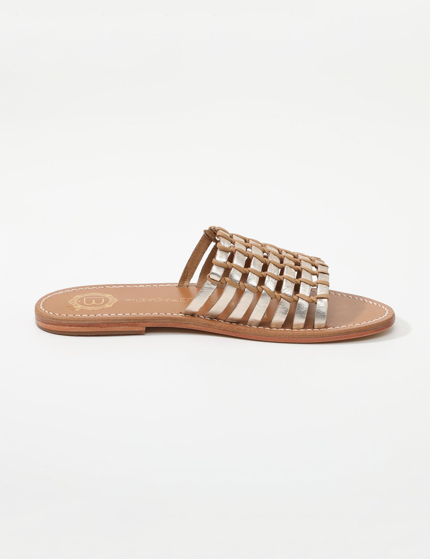 AYAME Mule brillante en cuir