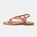 MORRIS Sandale poudrée en cuir