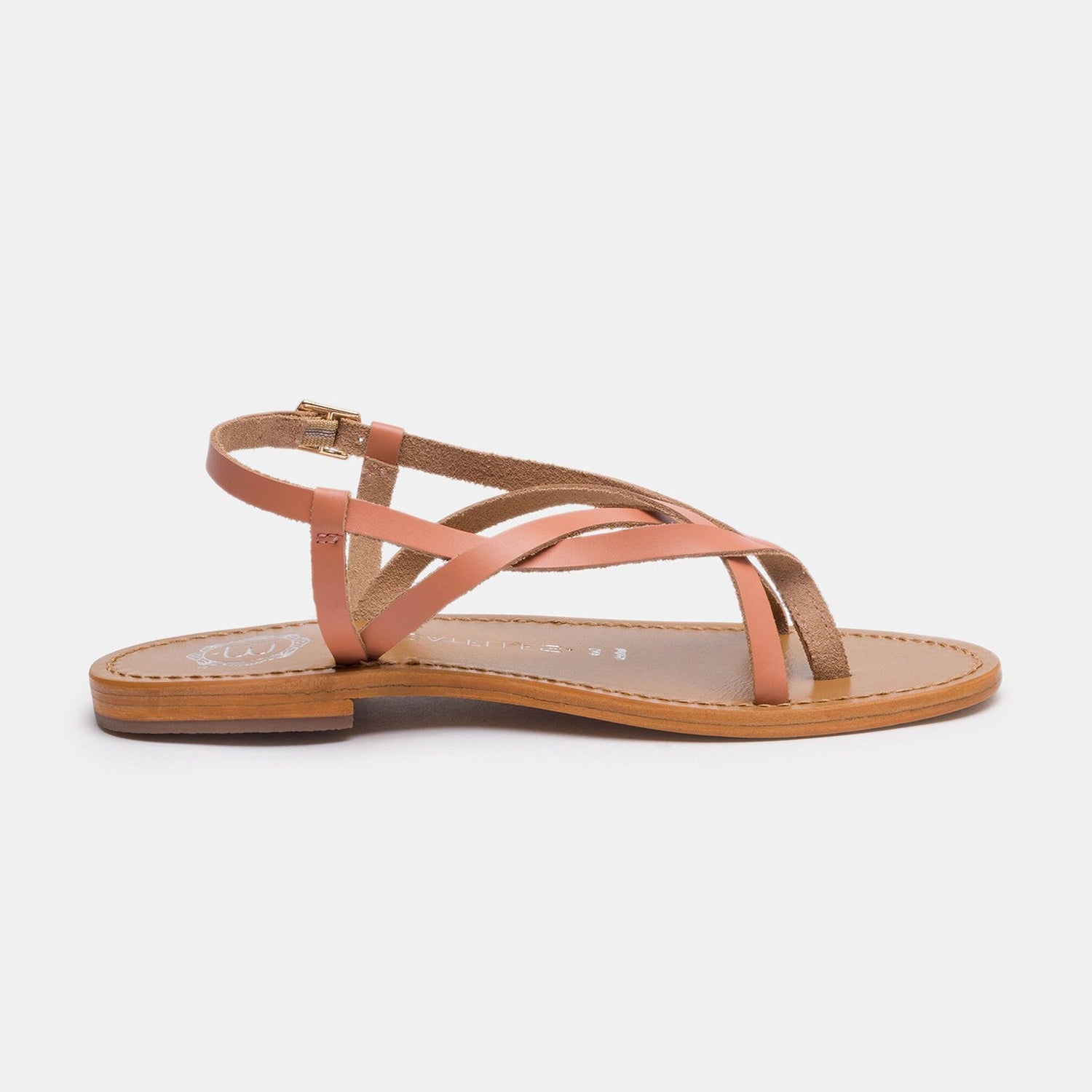 MORRIS Sandale poudrée en cuir