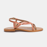 MORRIS Sandale poudrée en cuir