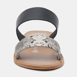 CALLAO Mule imprimée animal en cuir