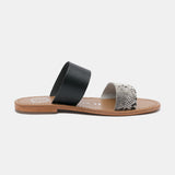 CALLAO Mule imprimée animal en cuir