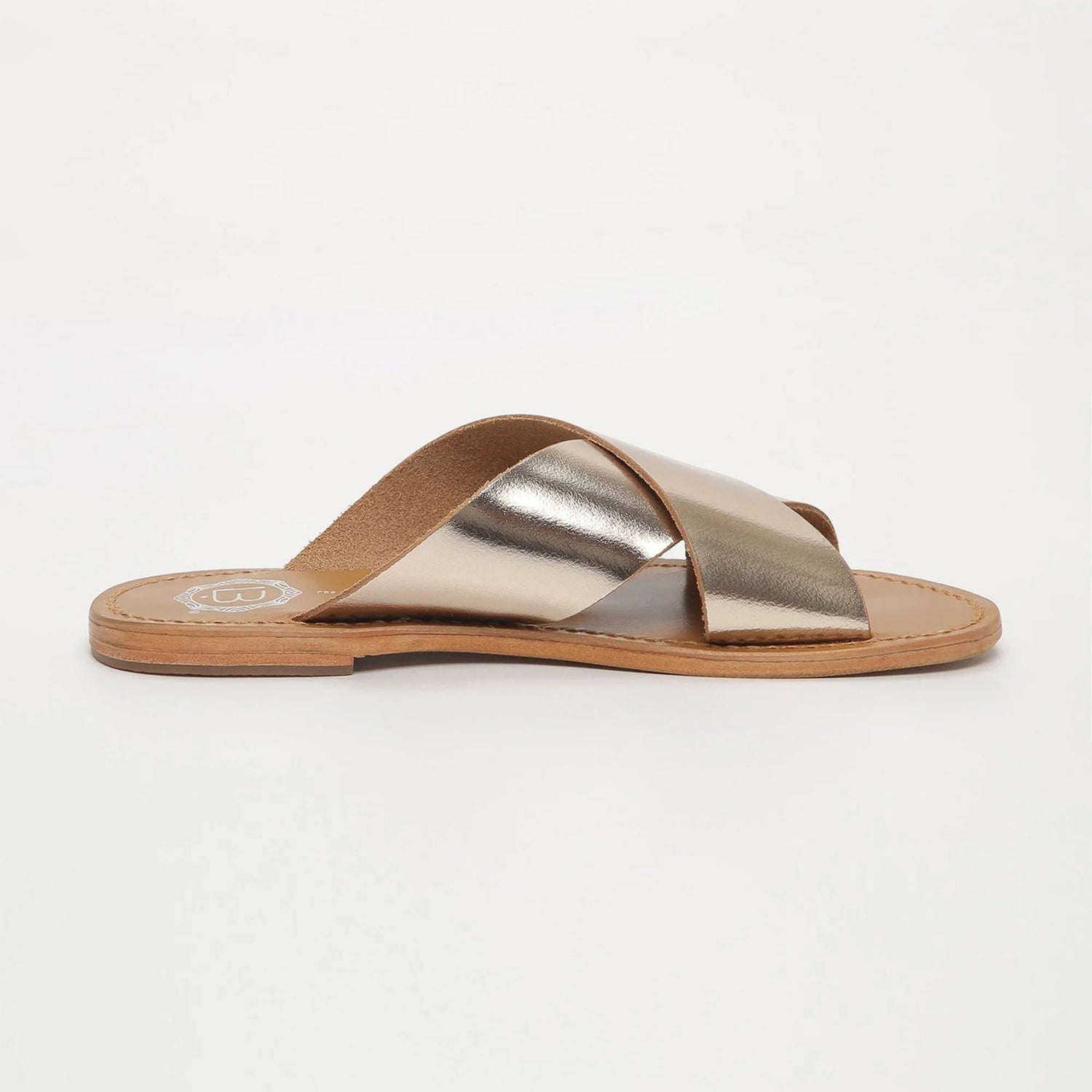 LIMA Mule brillante en cuir