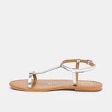 PASCO Sandale brillante en cuir