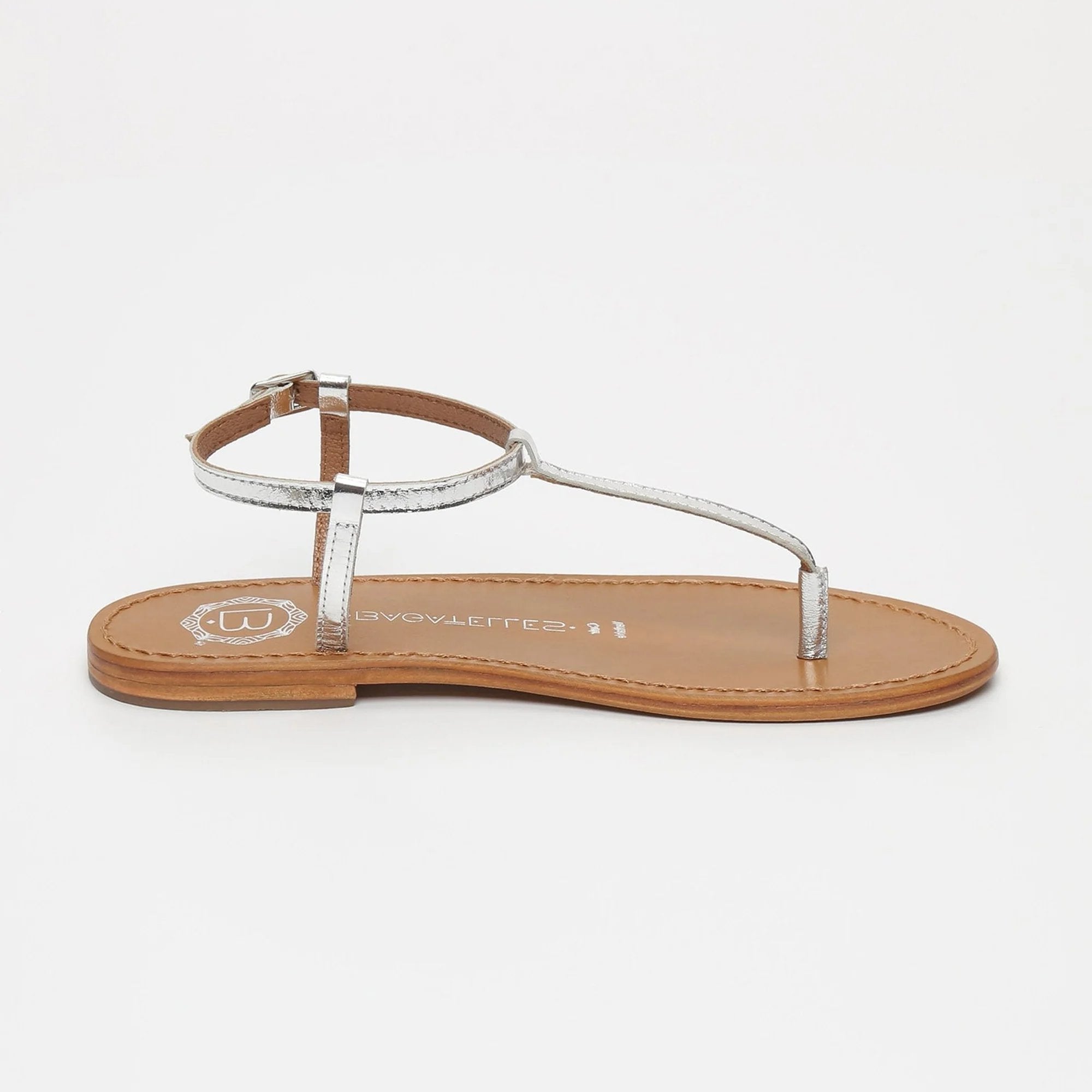 ALBERTI Sandale brillante en cuir