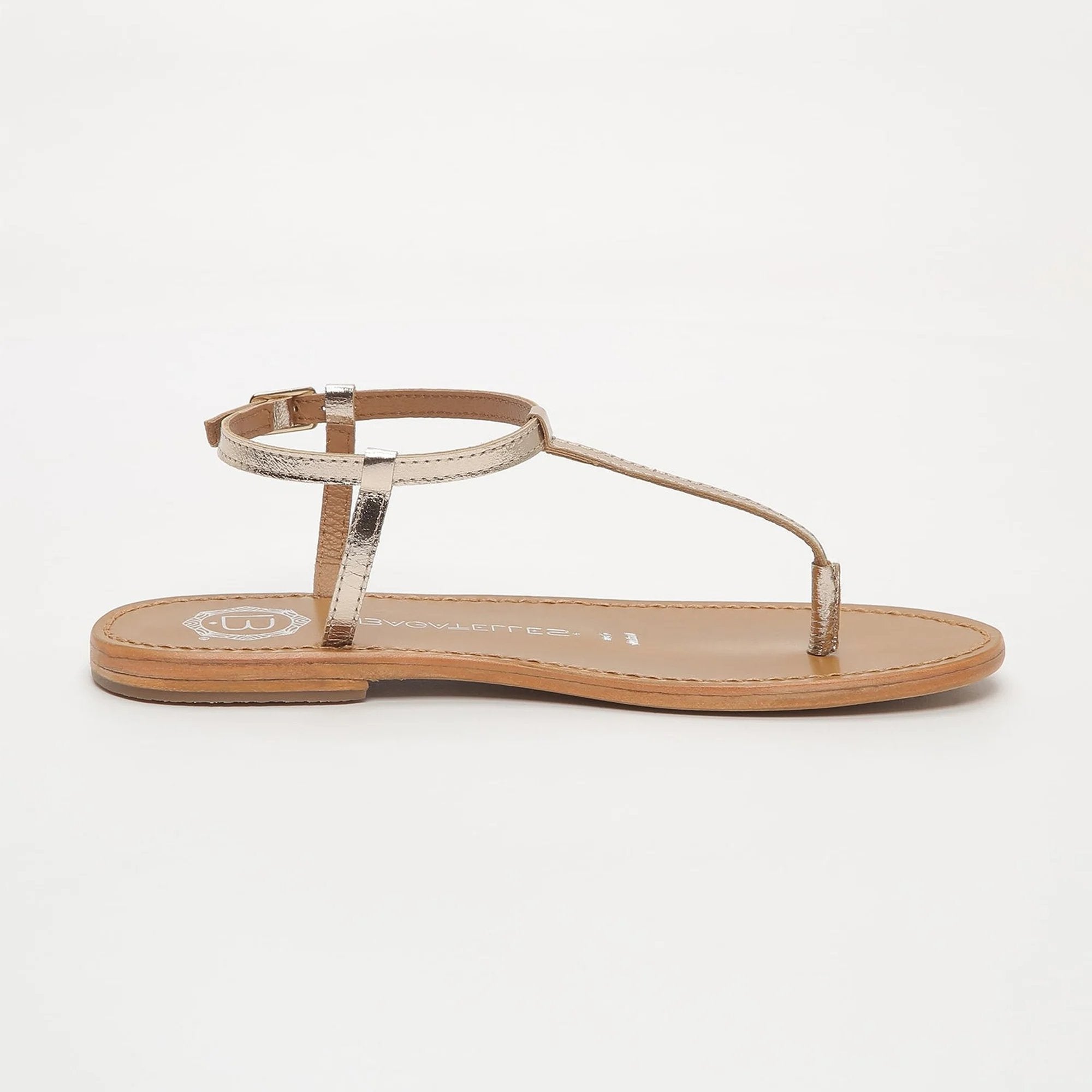 ALBERTI Sandale brillante en cuir