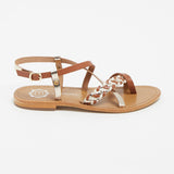 MISERERE Sandale en cuir