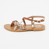 MISERERE Sandale en cuir