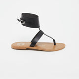 BROOKLYN Sandale neutre en cuir