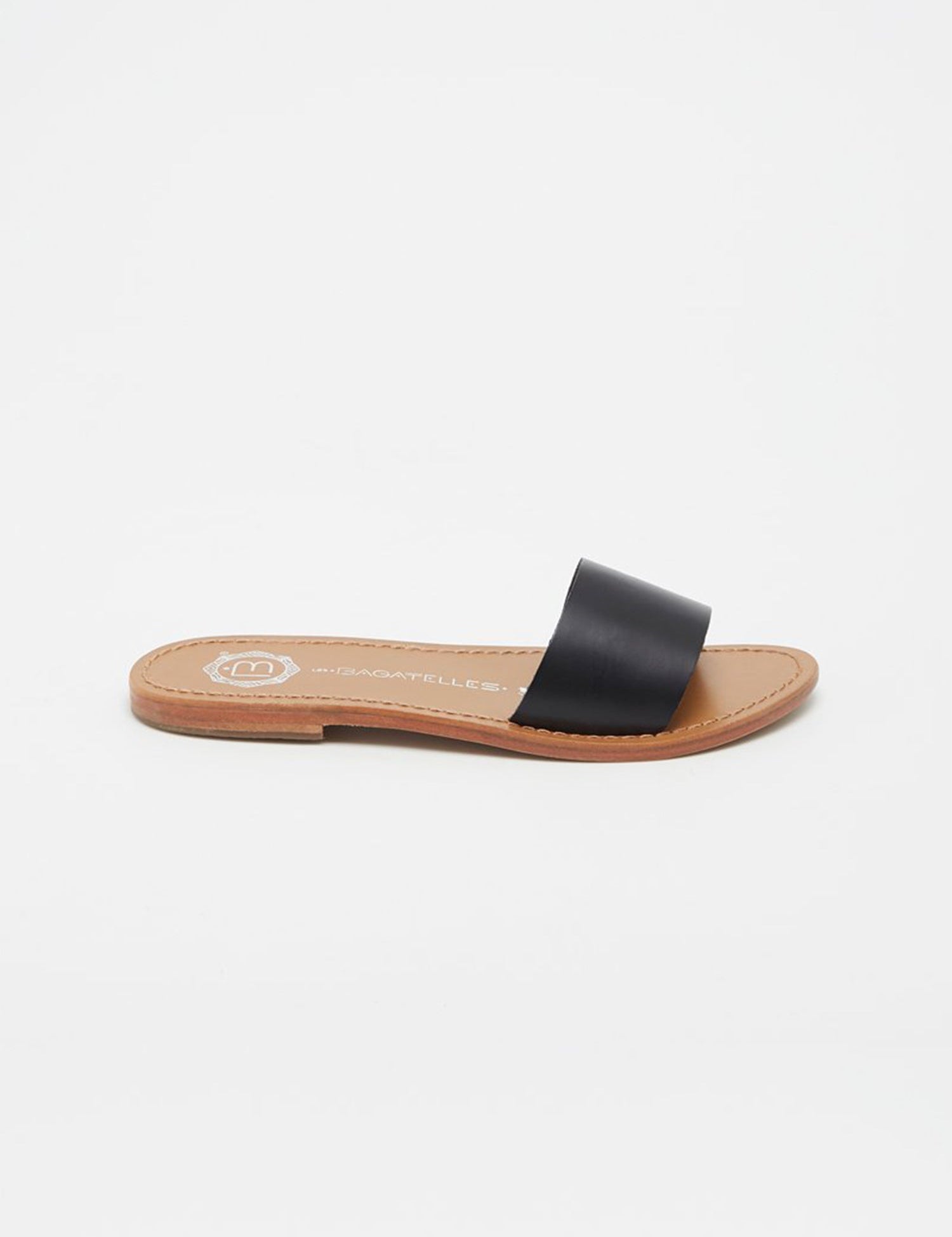 YORK Mule neutre en cuir