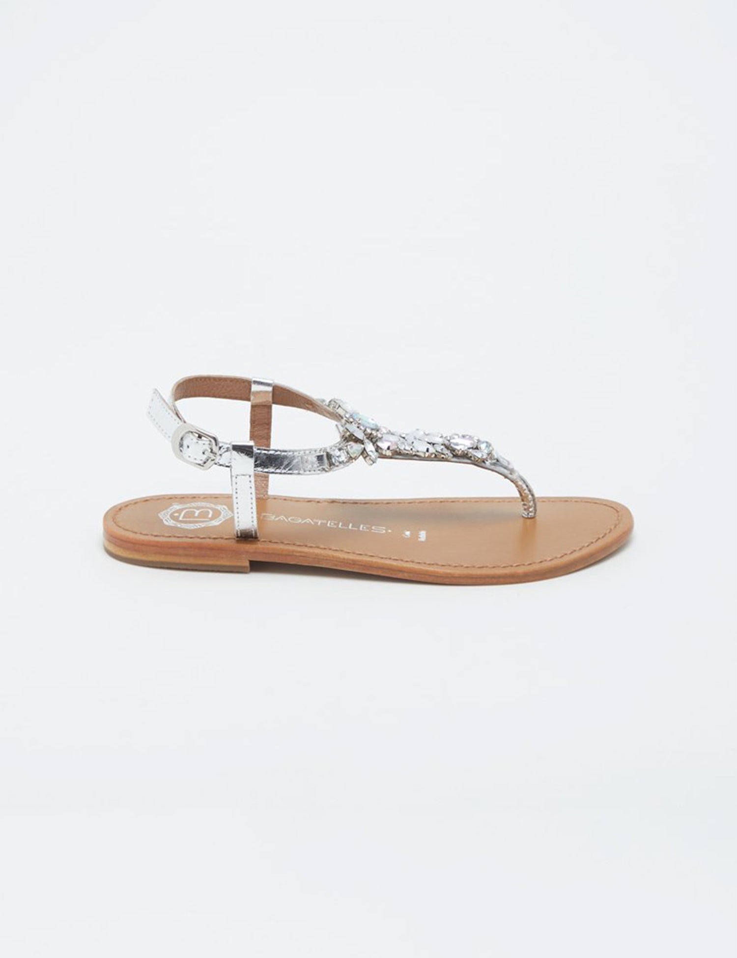 WAKEFIELD Sandale brillante en cuir