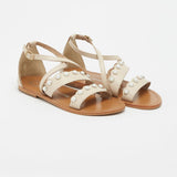 SENECA Sandale brillante en cuir