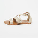 SENECA Sandale brillante en cuir