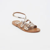 MORGAN Sandale brillante en cuir