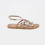 MORGAN Sandale brillante en cuir