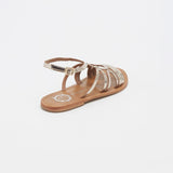 MORGAN Sandale brillante en cuir