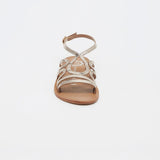 MORGAN Sandale brillante en cuir