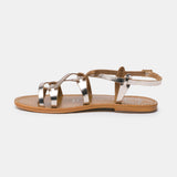 GRAHAM Sandale brillante en cuir