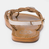 GRAHAM Sandale brillante en cuir