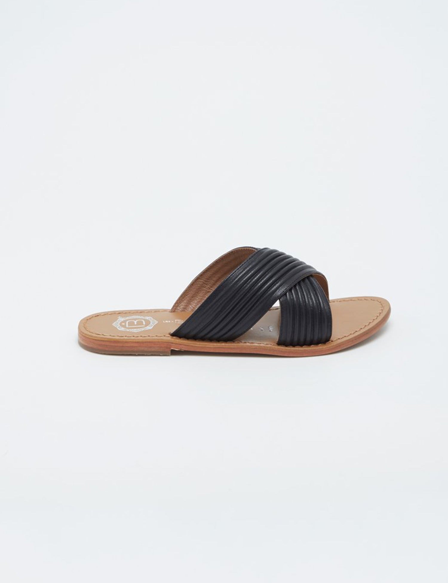 NASSAU Mule neutre en cuir