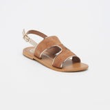 VERNON Sandale en cuir