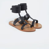 HALSEY Sandale neutre en cuir