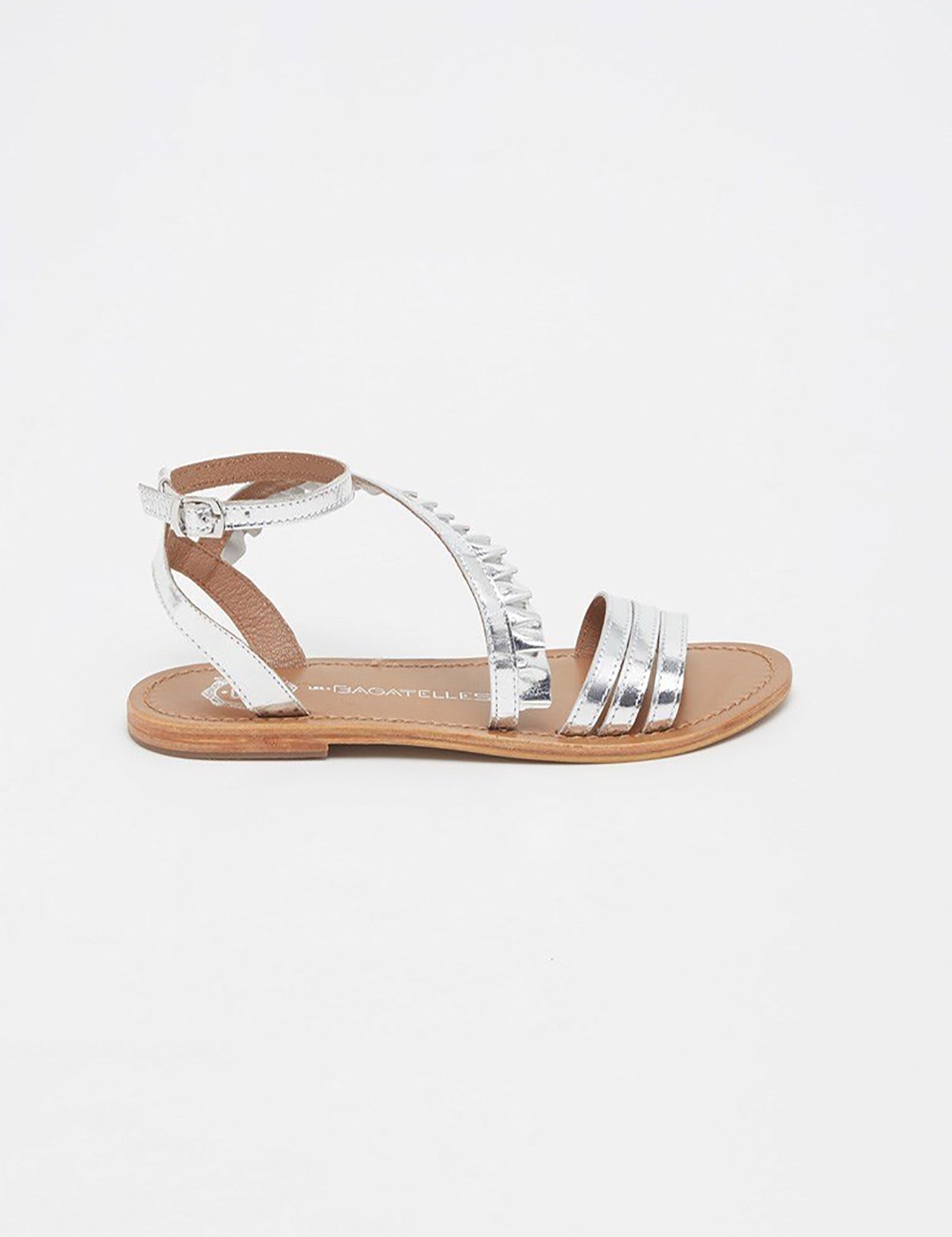 CARROLL Sandale brillante en cuir