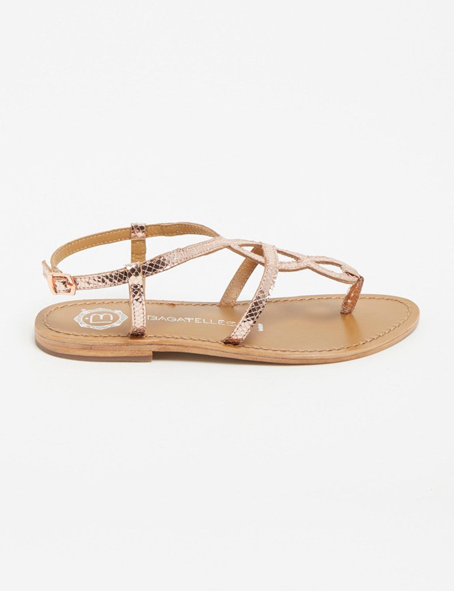 CONFITE Sandale brillante en cuir