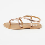CONFITE Sandale brillante en cuir