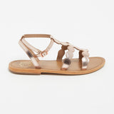 THUJA Sandale brillante en cuir