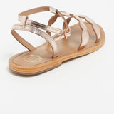 THUJA Sandale brillante en cuir
