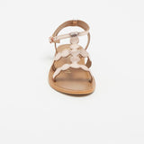 THUJA Sandale brillante en cuir