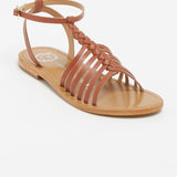 PANAMA Sandale neutre en cuir