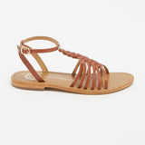 PANAMA Sandale neutre en cuir