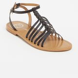 PANAMA Sandale neutre en cuir