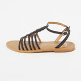 PANAMA Sandale neutre en cuir