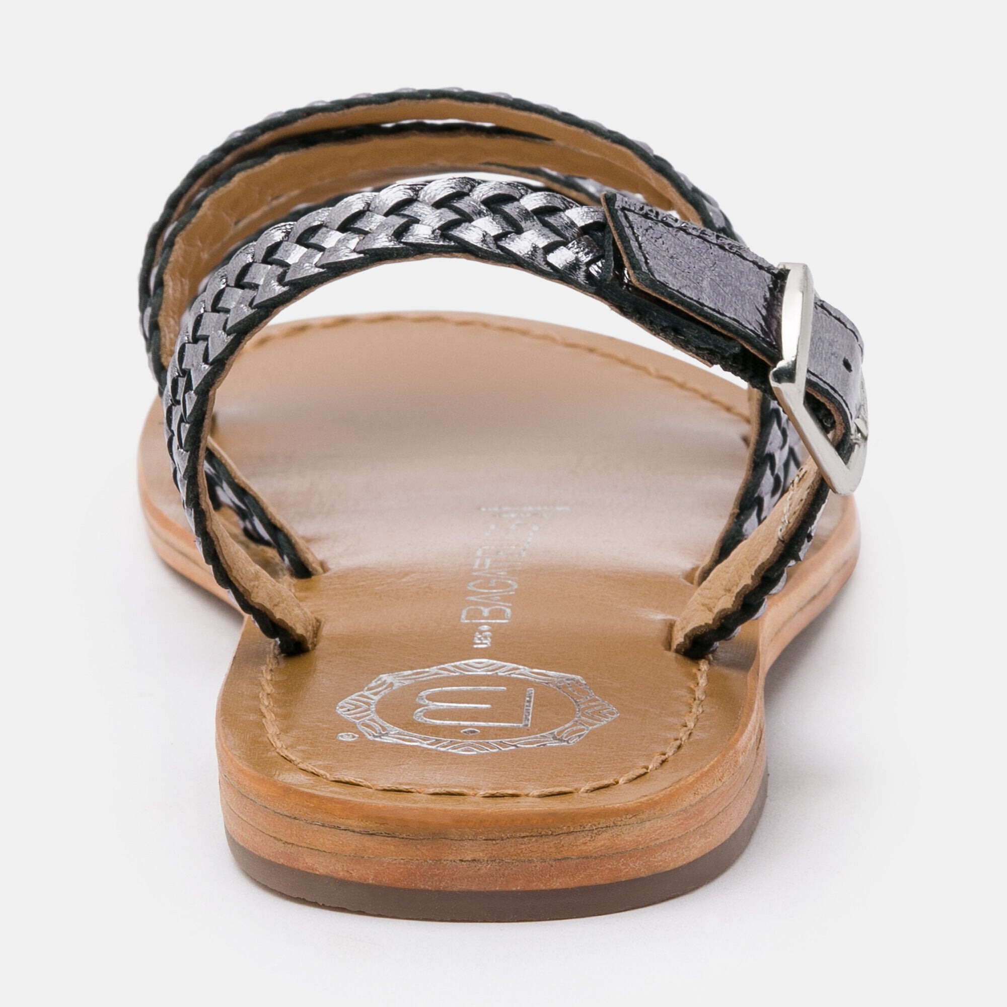 MALE Sandale neutre en cuir