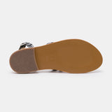 MALE Sandale neutre en cuir