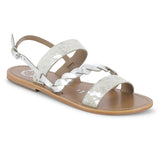 PULCHELLA Sandale brillante en cuir