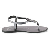 VIDLERI Sandale neutre en cuir