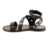 PERNETTYA Sandale neutre en cuir
