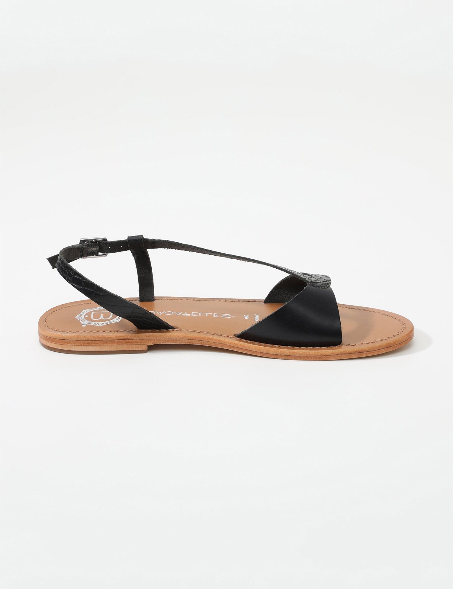 AMADRYA Sandale neutre en cuir