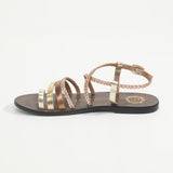 NIRTLE Sandale brillante en cuir