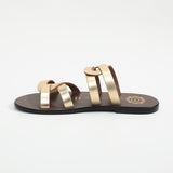 DERRY Mule brillante en cuir